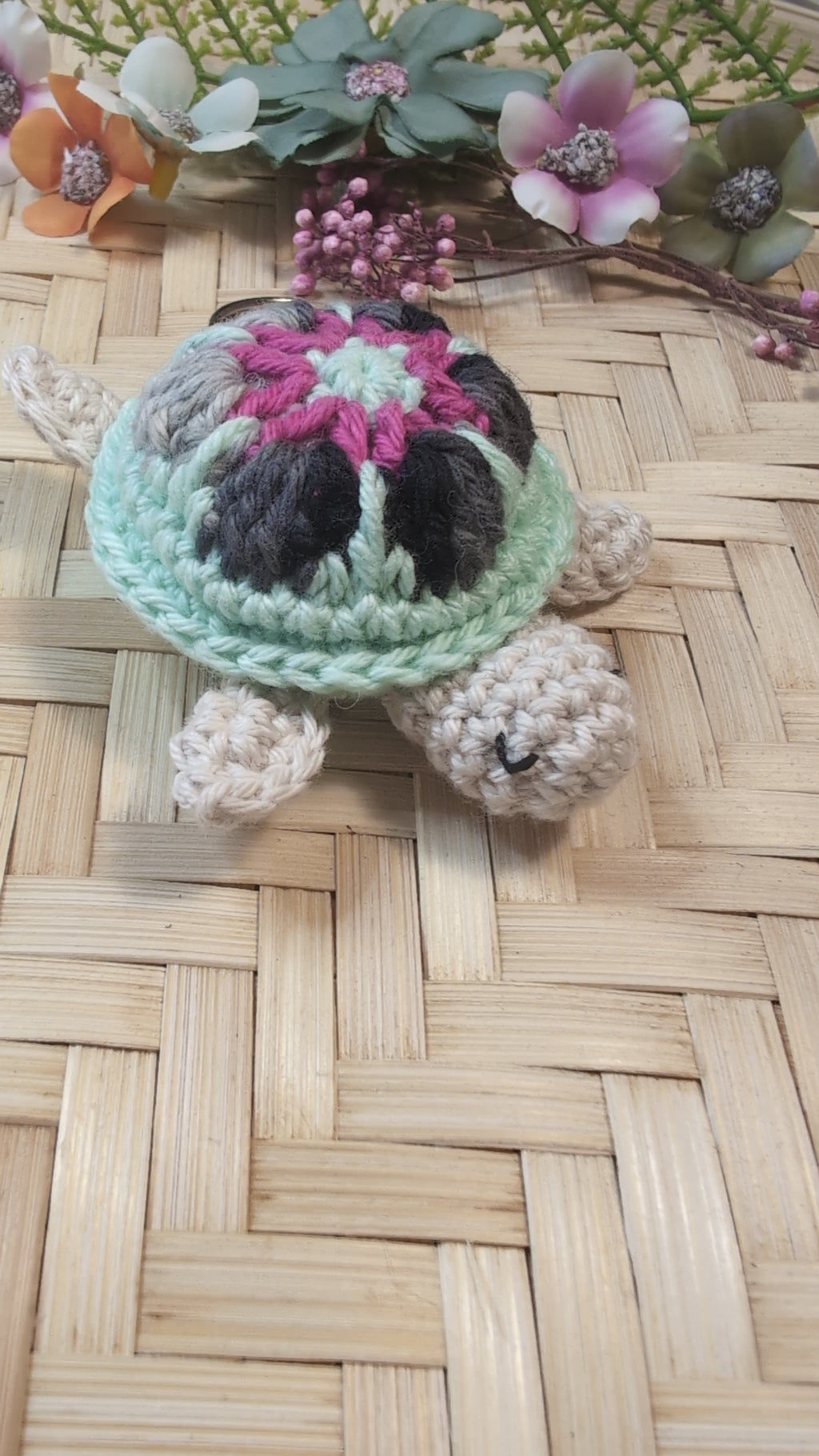 Schildkröten Schlüsselanhänger gehäkelt